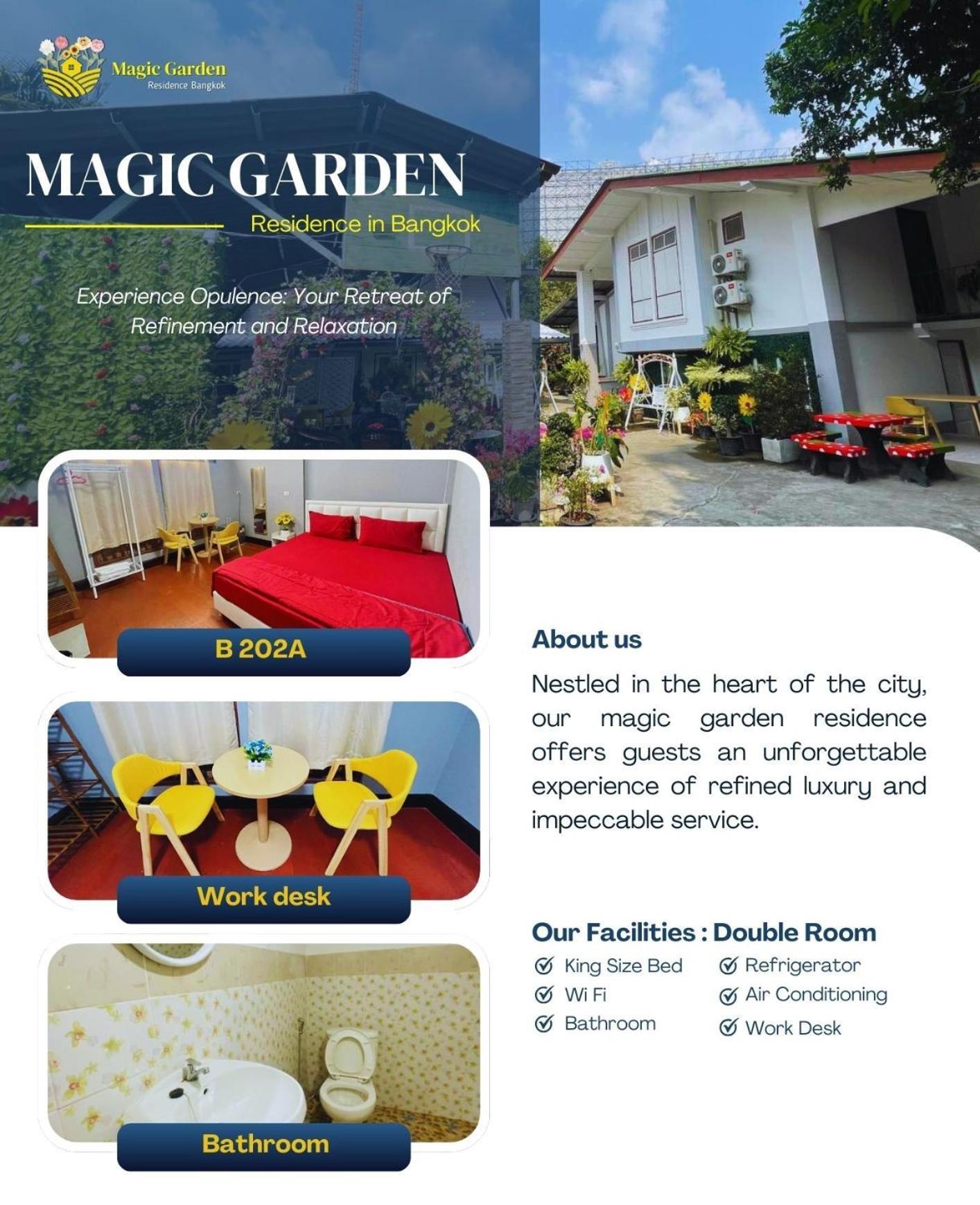 Magic Garden Residence Бангкок Экстерьер фото